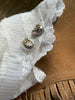 Silver baby hoops