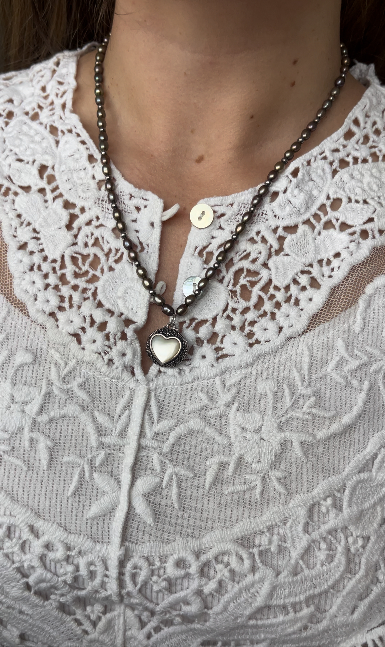 Fresh water MOP necklace