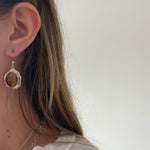 Tigers eye earrings