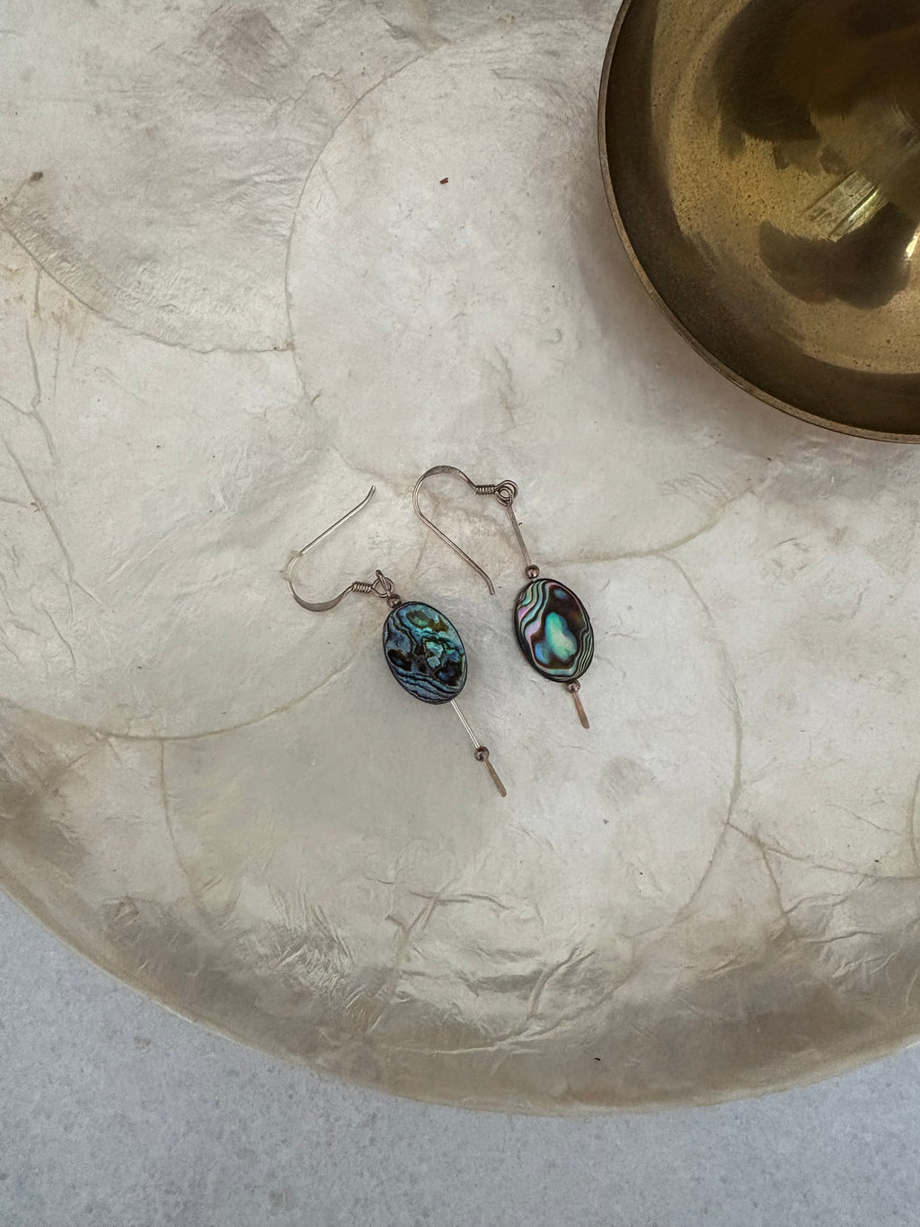Abalone earrings