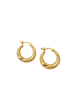 Solid Gold Earrings