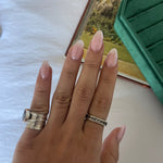 Grey eternity band