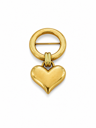 Heart brooch