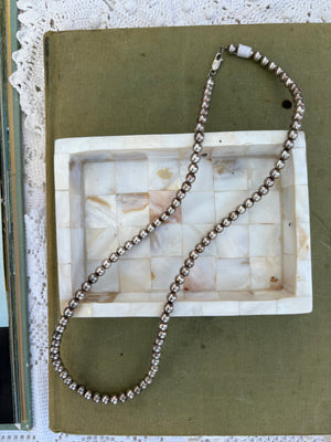 Sterling ball chain necklace